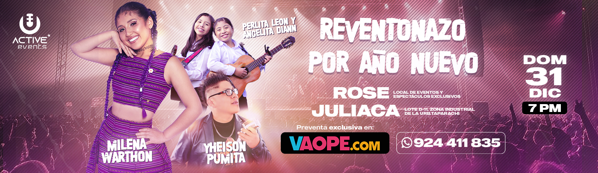 Reventonazo por Año Nuevo Con Milena Warthon
